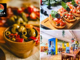 Tapaspakket voor 5, 10 of 15 personen om af te halen of evt. bezorgen bij La Isla Tapas