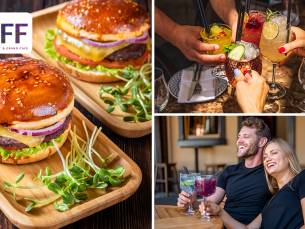 Burger + cocktail of gin tonic bij Liff in hartje Assen
