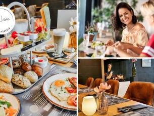 Ontbijt + evt. glas bubbels bij Brasserie De Wissen