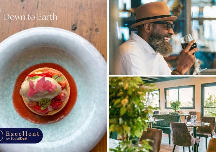 5-, 6- of 7-gangen fine dining-diner van de chef bij Down To Earth Dining