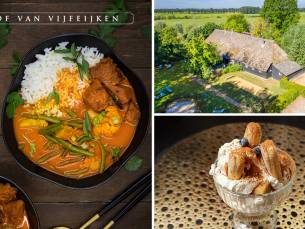 3-gangenlunch of 4-gangendiner + amuse in Boxtel