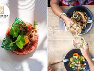 3-gangen keuzelunch of -diner bij Brasserie Sint Pieter