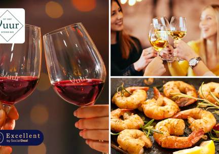 High wine + warme en koude hapjes bij Restaurant Vuur