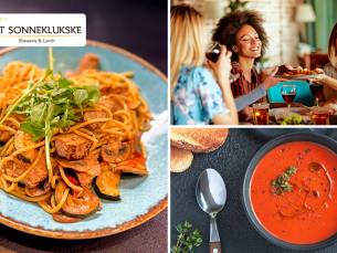 3-gangen keuzediner bij Ut Sonneklukske brasserie & lunch