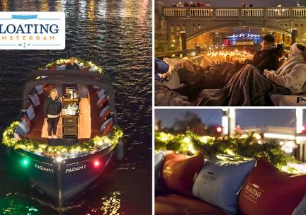 Magical Light Tour Plus (75min) door de Grachten van Amsterdam + onbeperkt drankjes
