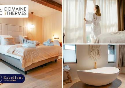 Overnachting voor 2 + ontbijt + wellness + early check-in bij Domaine des Thermes