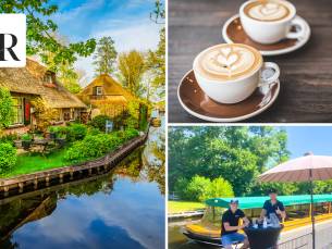 Rondvaart (1 uur) incl. warme drank en lekkernij in Giethoorn