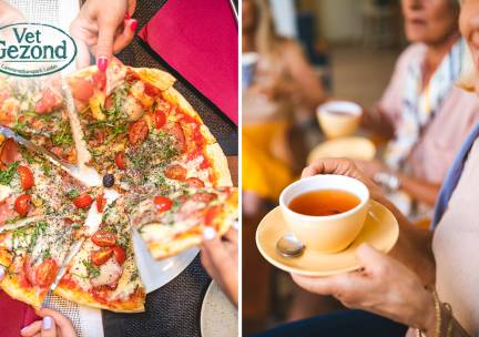 High tea, high pizza, high beer of high wine bij Vet Gezond