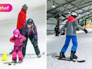 Vrij skiÃ«n of snowboarden (2 uur Ã³f hele maand) bij De Uithof