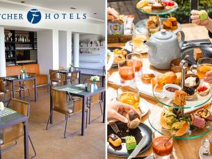 High Tea, High Wine, High Beer of High Bubbles voor 2 bij Fletcher Hotels