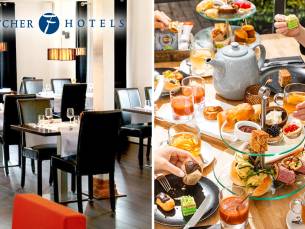 High Tea, High Wine, High Beer of High Bubbles voor 2 bij Fletcher Hotels