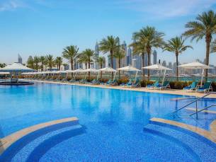 8 daagse vliegvakantie naar Hilton Dubai Palm Jumeirah in dubai, verenigde arabische emiraten