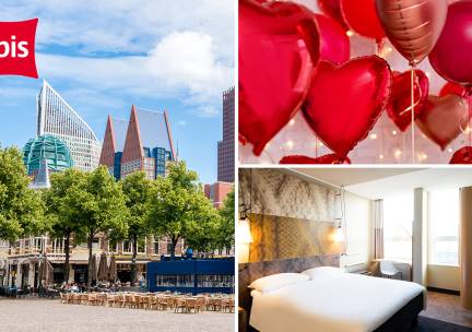 Overnachting voor 2 + bitterballen en ontbijt in Den Haag