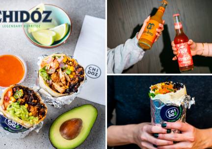 Burrito + drankje bij Chidóz in Strijp-S