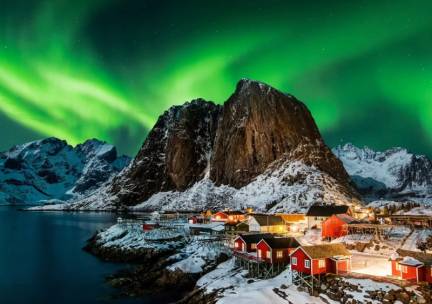 12-daagse cruise langs o.a. de Poolcirkel, Lofoten en Noordkaap o.b.v. volpension