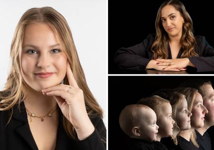 Fotoshoot (1 tot 5 personen) in studio of op locatie + 5 digitale foto's