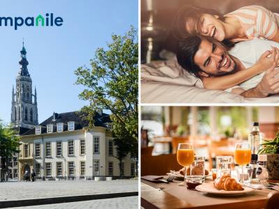Overnachting voor 2 + ontbijt + welkomsthapjes in Breda