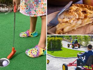 Midgetgolf + drankje + lekkernij bij Fabula
