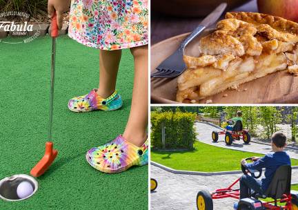 Midgetgolf + drankje + lekkernij bij Fabula