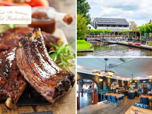 3-gangen keuzediner bij Hotel CafÃ© Restaurant Het Rietershuijs