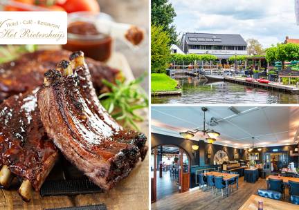 3-gangen keuzediner bij Hotel CafÃ© Restaurant Het Rietershuijs