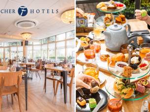 High tea, high wine, high beer of high bubbles voor 2 bij Fletcher Hotels