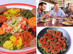 Eritrees en Ethiopisch 3-gangen keuzediner bij Hdmona Habesha Restaurant