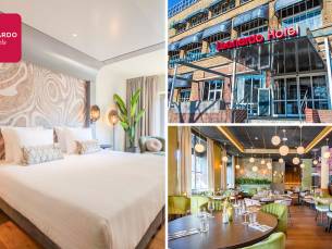 Overnachting voor 2 + ontbijt + late check-out in hartje Breda