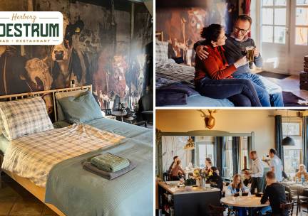 Overnachting voor 2 + ontbijt + 3-gangendiner van de chef + late check-out