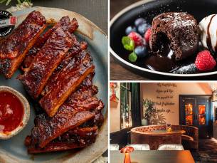 Onbeperkt spareribs en kip piri piri + nagerecht bij GrandcafÃ© Het Oude Postkantoor