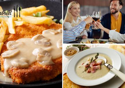 3-gangen keuzediner + drankje bij Restaurant Gabriel