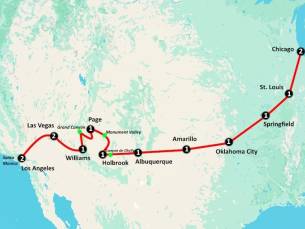 Historic Route 66 (16 dagen)