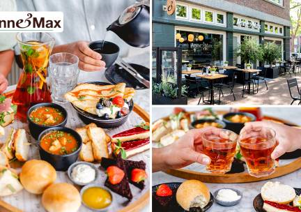 High tea inclusief onbeperkt thee bij Anne&Max Den Haag Hoytema