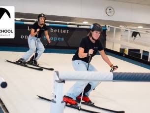 Skiles (1 uur) + materiaal bij Skischool Oosterhout