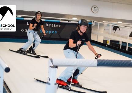 Skiles (1 uur) + materiaal bij Skischool Oosterhout