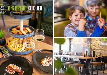 High friet (1,5 uur) met onbeperkt friet bij Big Bread Kitchen