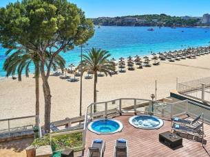 4*-hotel op Mallorca in Magaluf incl. vlucht transfer en ontbijt, halfpension of all-inclusive