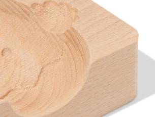 HEMA Botervorm kuiken 10x10.5cm hout