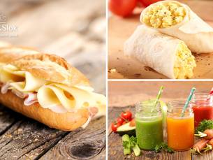 Broodje + wrap + sapje voor afhaal