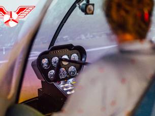 Vliegsimulator voor een Cessna 172-vliegtuig of Robinson R22-helikopter (60, 90 of 120 min)