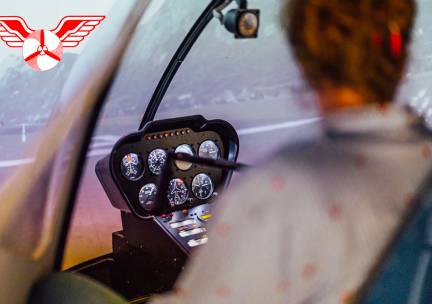 Vliegsimulator voor een Cessna 172-vliegtuig of Robinson R22-helikopter (60, 90 of 120 min)