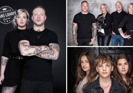 Fotoshoot (1-20 personen) + mini-album met 6 foto's