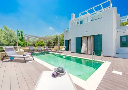 Villa's met priv&eacute;-zwembad West-Kreta