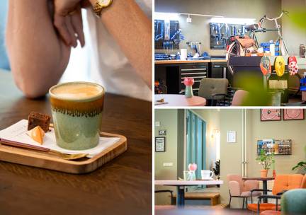 Warme of koude drank  + huisgemaakte lekkernijen + evt. wandel- of fietsroute