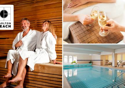 Saunadag + evt. zonnebank + drankje bij Carlton Beach - Beach Body