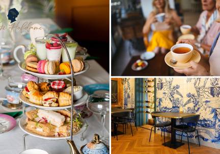 Luxe high tea bij Grand CafÃ© De Hofdame
