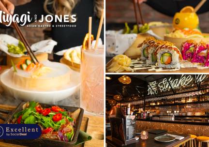 3-gangendiner à la carte + koffie/thee en lekkernij bij Miyagi and Jones Utrecht