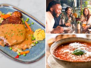 3-gangendiner Ã  la carte + brood bij Spoor 7