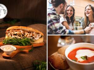 3-gangenlunch voor afhaal of dine-in