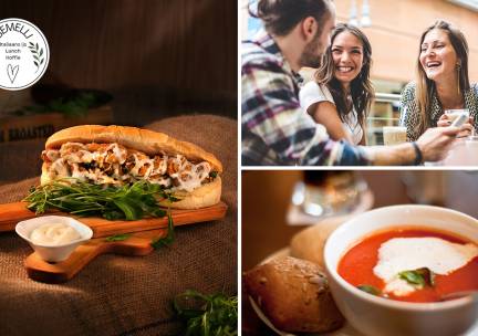 3-gangenlunch voor afhaal of dine-in